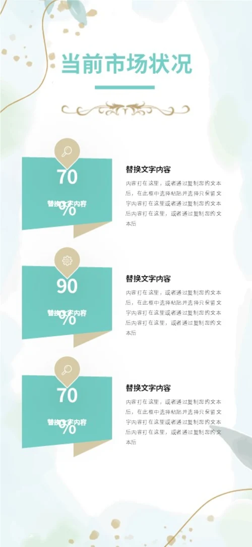 绿色植物小清新手机竖版企业宣传册公司简介画册PPT公司宣传