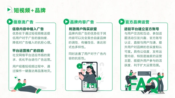短视频用户增长指南PPT模板