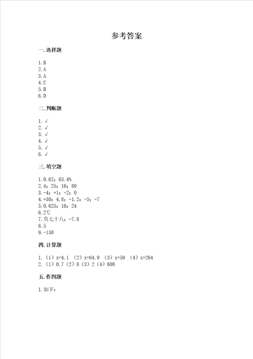 小学六年级下册数学期末测试卷及完整答案全国通用