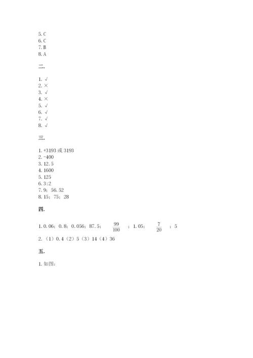 北京版数学小升初模拟试卷含完整答案（夺冠）.docx