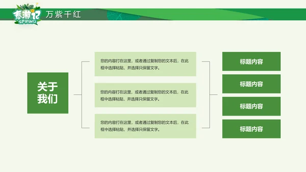卡通唤醒春天新品发布会通用PPT模板