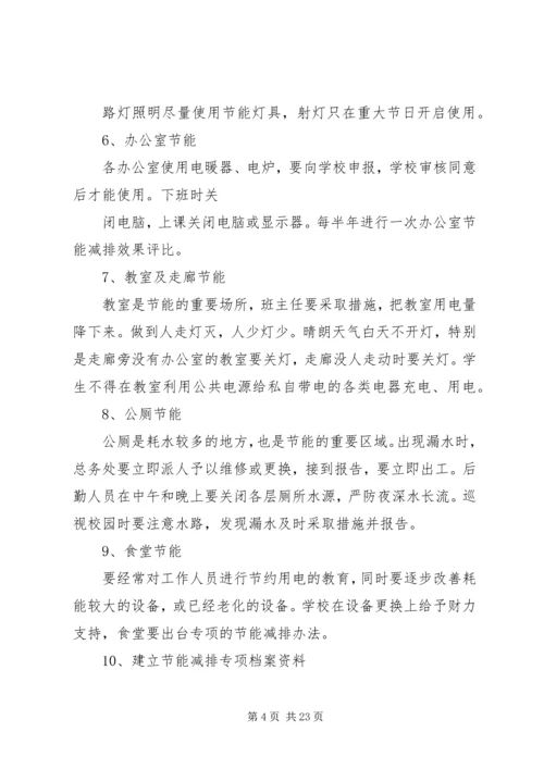 范兴集乡中心小学节能降耗措施方案.docx