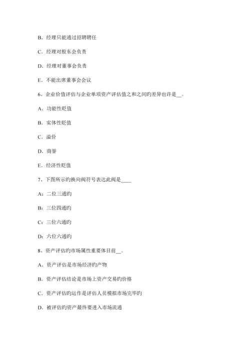 2023年下半年河北省资产评估师资产评估股权投资的评估考试试卷.docx