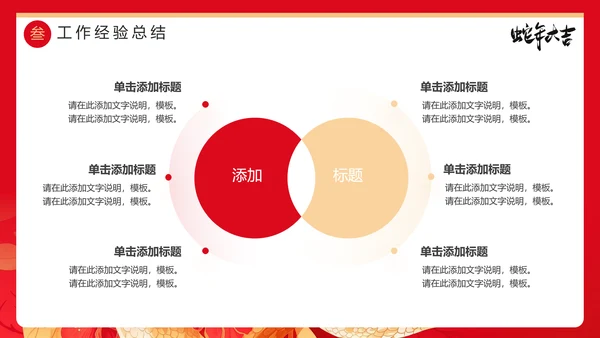 2025年蛇年大吉新年主题PPT模板
