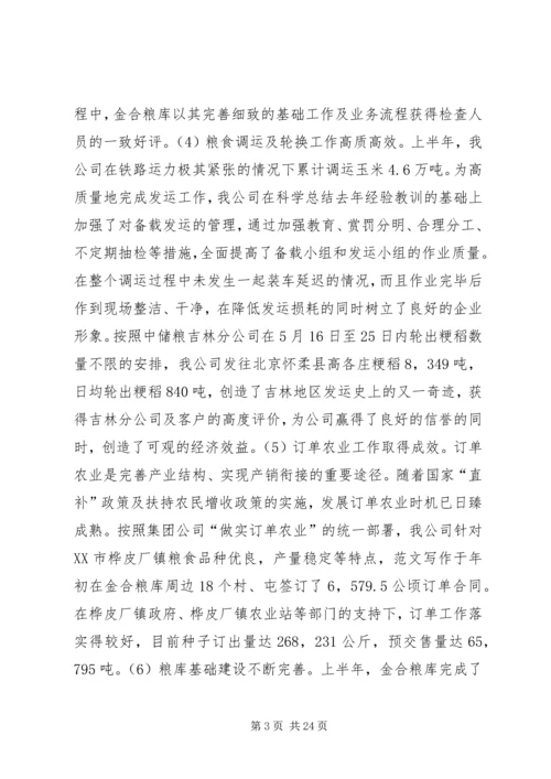 年上半年工作总结及下半年工作安排.docx