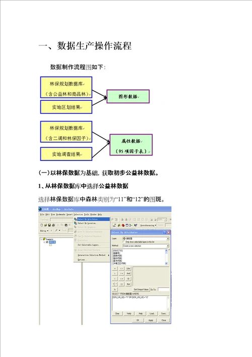 公益林管理信息系统数据生产操作手册