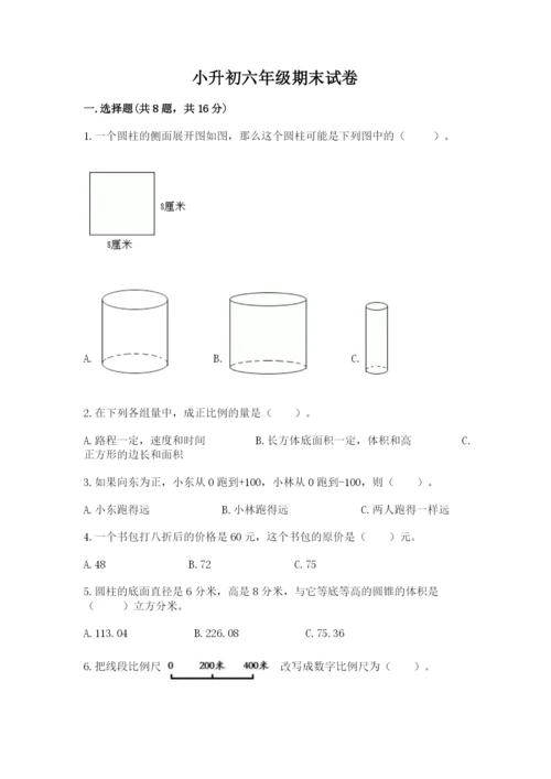 小升初六年级期末试卷a4版打印.docx