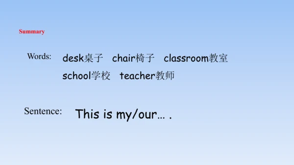 外研版（一起）一上Module 5 Unit 1 This is our teacher 同步备课课
