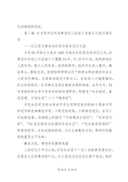村支部先进事迹材料范文.docx