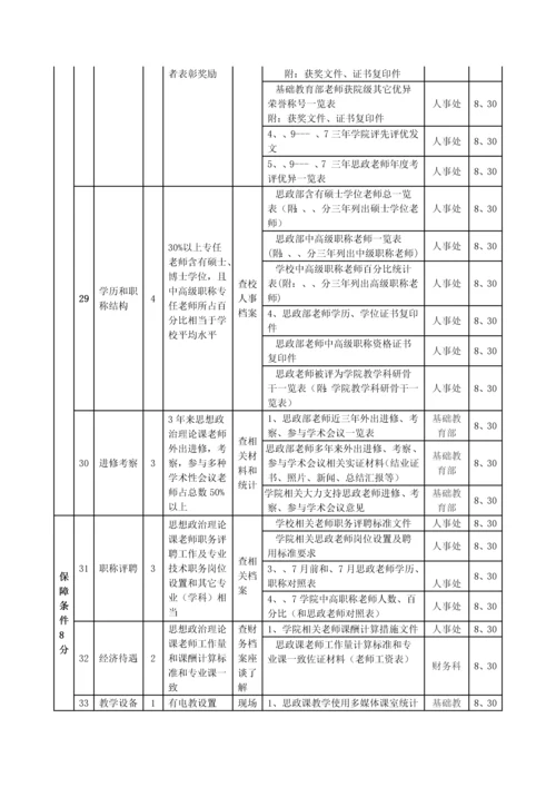 广东文艺职业学院思想政治理论课建设迎评工作实施专业方案.docx