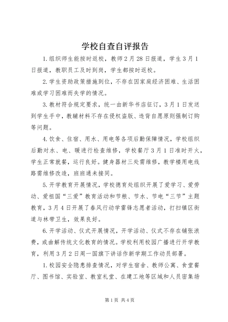 学校自查自评报告 (3).docx