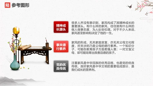 中国风古典道德讲堂PPT模板