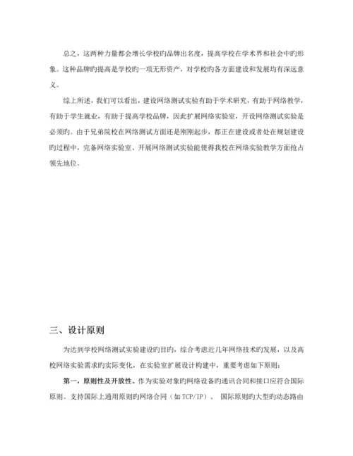 大学网络实验室专题方案论证报告.docx