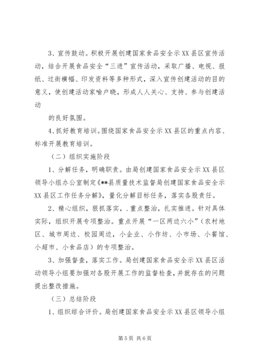 质监局食品安全检测体系建设实施方案[精选5篇].docx