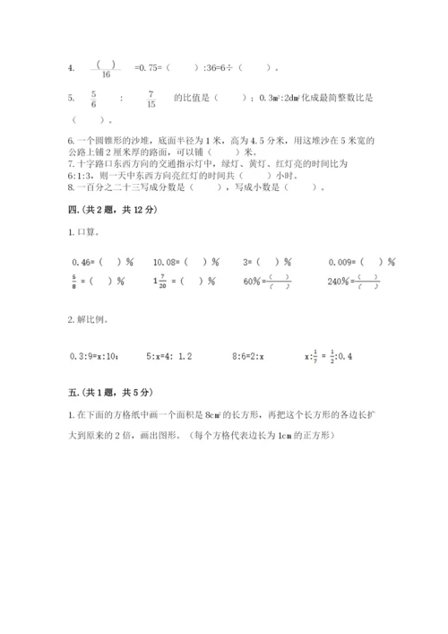 北京版数学小升初模拟试卷含完整答案【典优】.docx