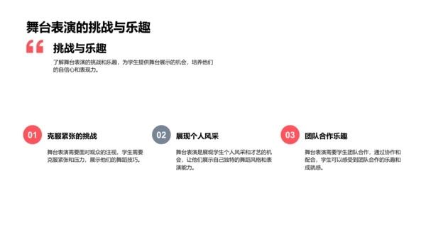 舞蹈表演教学PPT模板