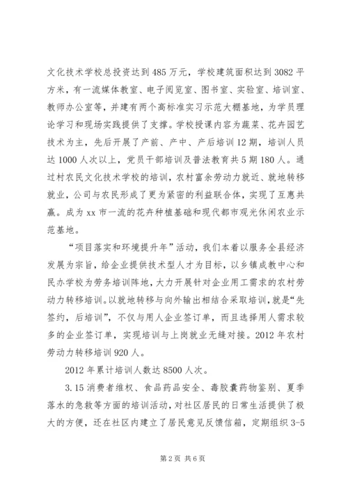 县成人教育办公室工作报告.docx