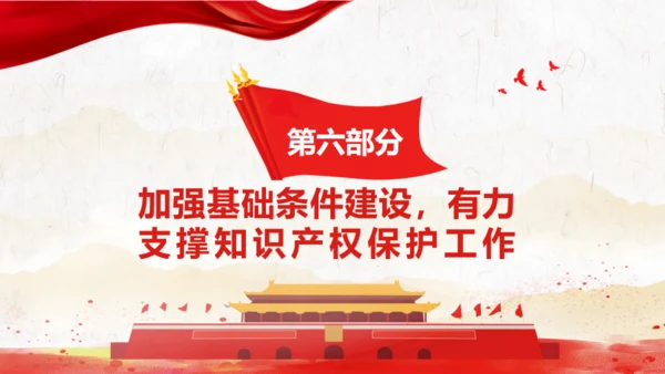 关于强化知识产权保护的意见党建通用PPT模板