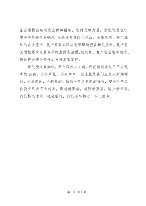 应急管理局工作总结及XX年工作计划.docx