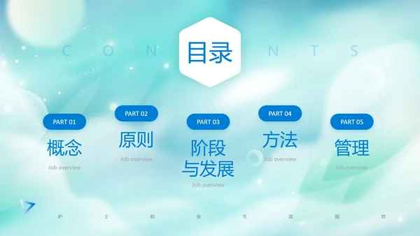 护士职业生涯规划PPT模板
