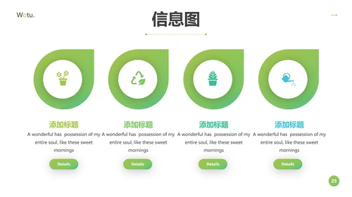 绿色自然环境保护园艺宣传动态PPT模板