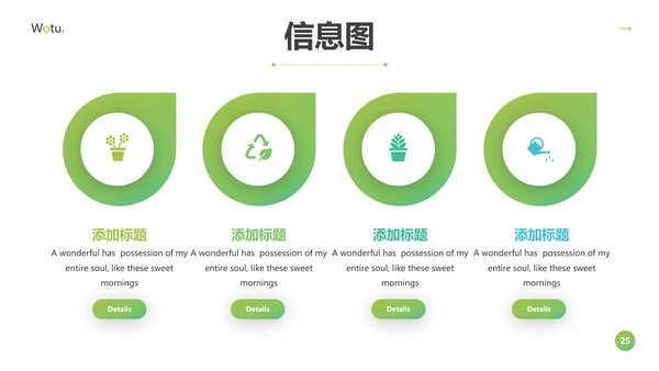绿色自然环境保护园艺宣传动态PPT模板