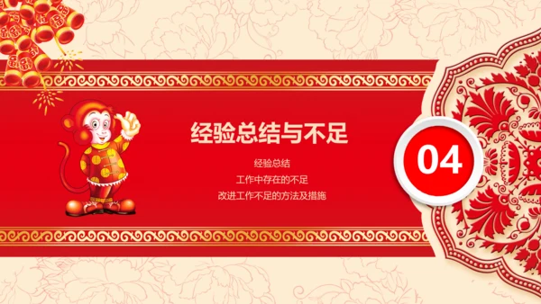 2016猴年开门红年会晚会工作总结PPT