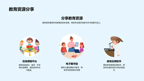 解读通用学历教育PPT模板