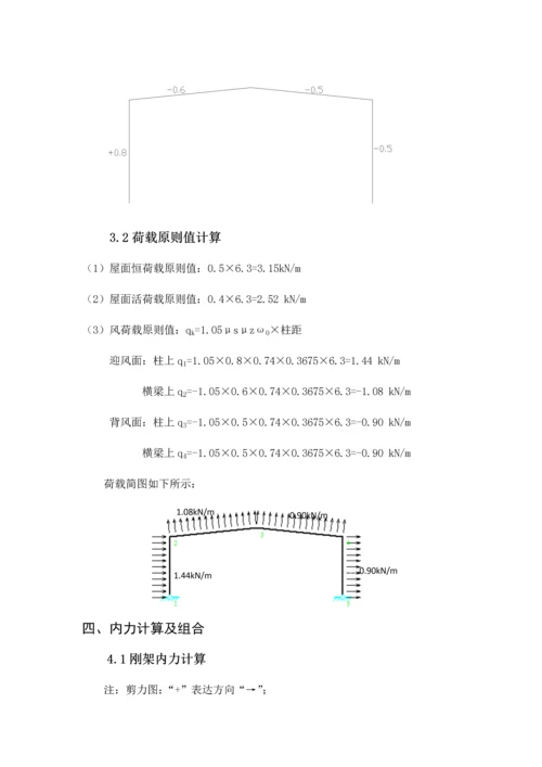 钢结构厂房计算书.docx