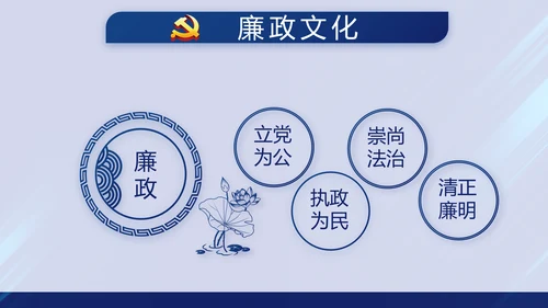 蓝色党支部年终总结述职报告学习教育动态PPT