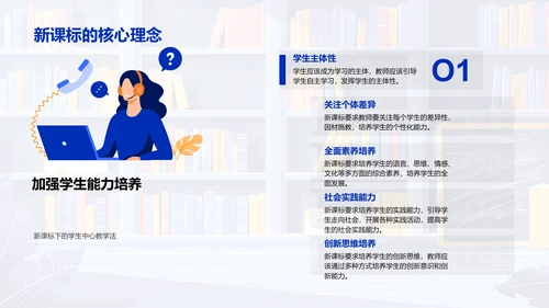 新课标教学详解PPT模板