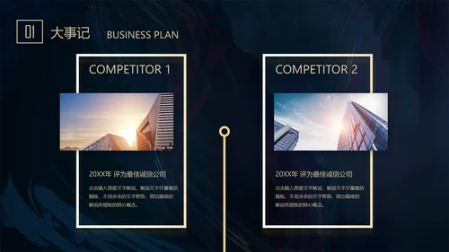 质感高端通用PPT商业计划书