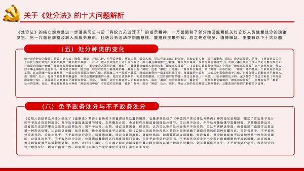 中华人民共和国公职人员政务处分法PPT模板