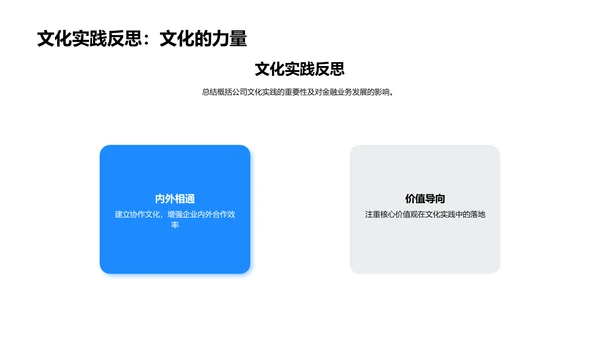 公司文化驱动金融业务PPT模板