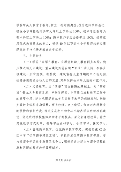 水田中学均衡发展规划(方案) (3).docx