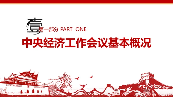 中央经济工作会议解读通用PPT课件模板