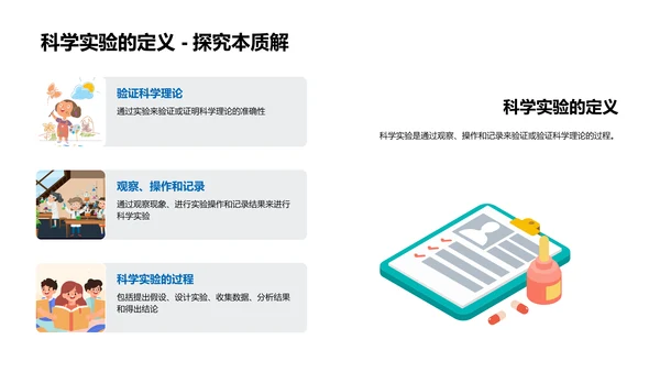 科学实验课堂PPT模板