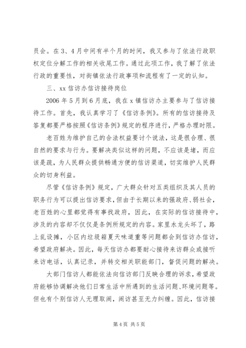 乡镇综治办个人工作总结.docx