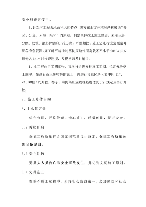 大厦基坑开挖综合施工专题方案.docx