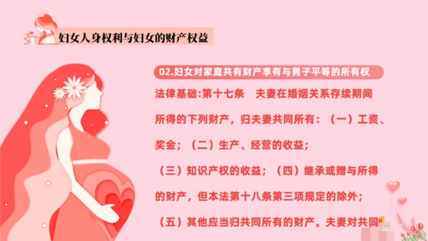 女神法律知识讲座课件通用PPT模板