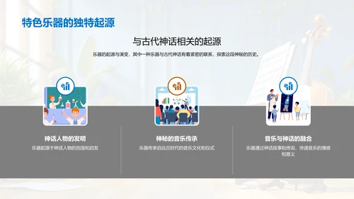 音乐乐器探索PPT模板