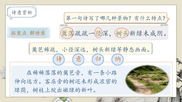 【核心素养】部编版语文四年级下册-1.古诗词三首 第1课时（课件）