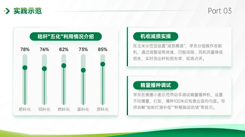绿色商务风秋分农事农业培训活动PPT模板