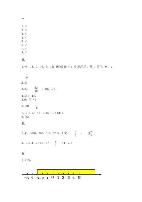 苏教版数学小升初模拟试卷附答案【a卷】.docx