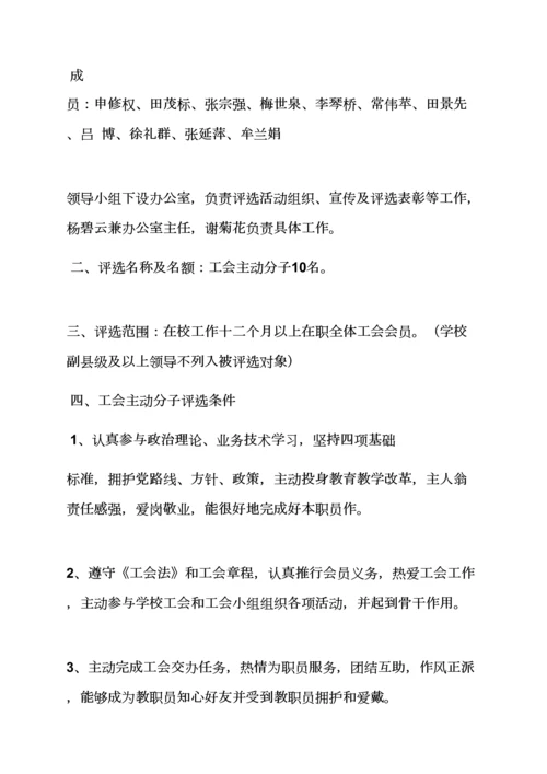 工会表彰活动专项方案.docx