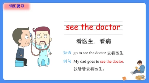 Unit 4 Seeing the doctor(复习课件)-2023-2024学年五年级英语下学期