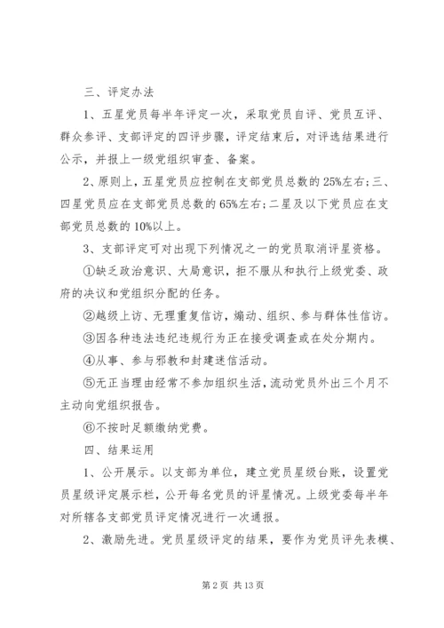五星党员评星细则.docx