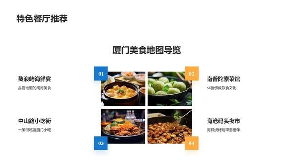 厦门印象城市旅游介绍PPT模板