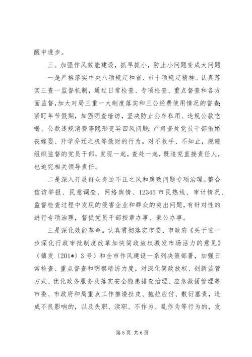 安监局201X年党风廉政建设和反腐败工作要点.docx