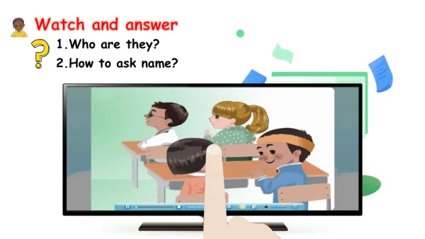 Unit 1 Hello! Part B Let's talk 课件(共17张PPT)